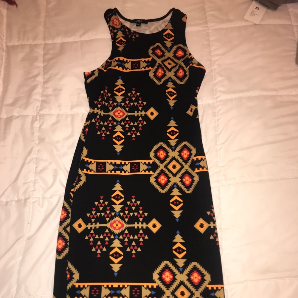 Tight,long, patterned dress